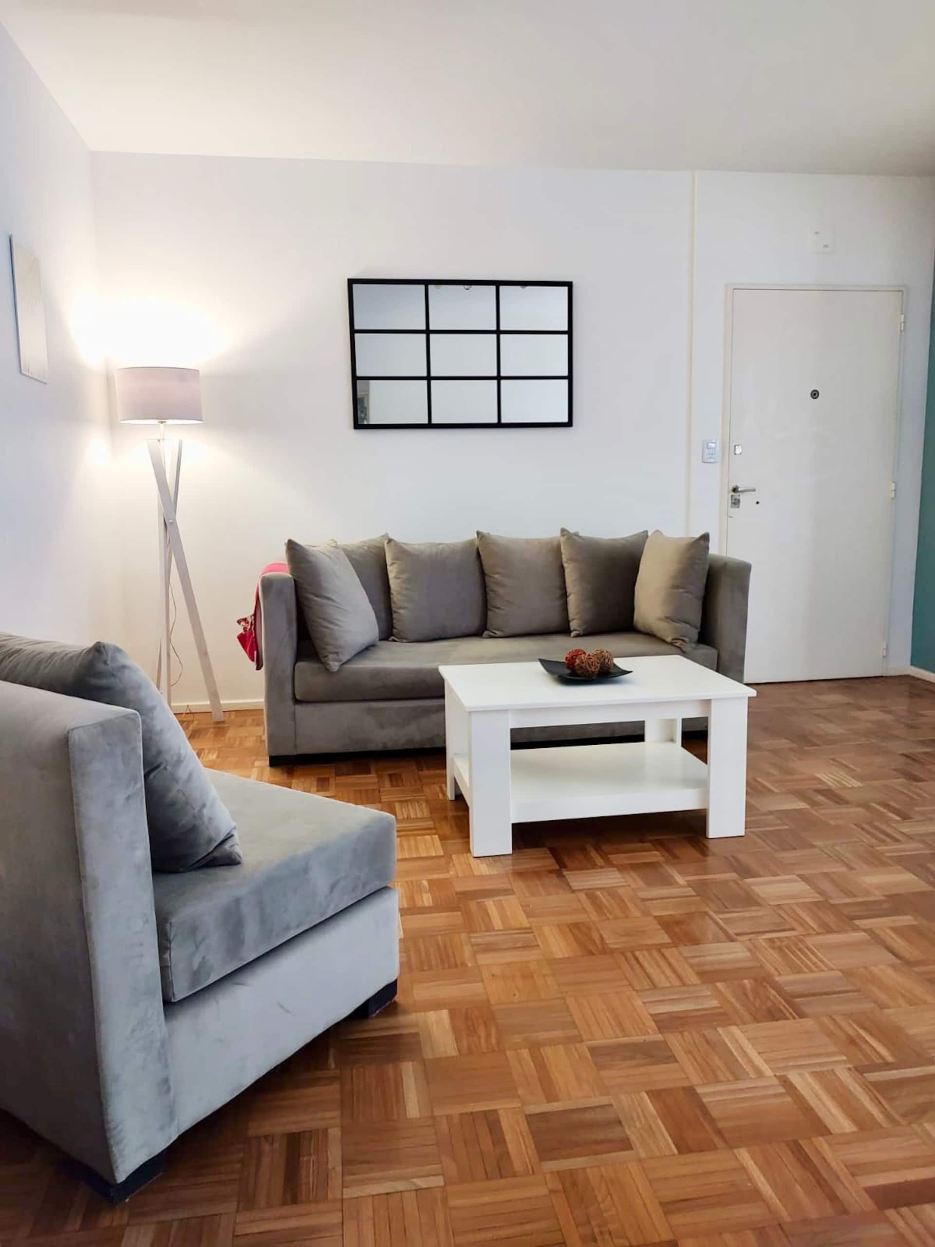 Departamento amoblado de 1 dormitorio en Vicente López (Olivos)