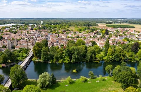 House with garden Fontainebleau