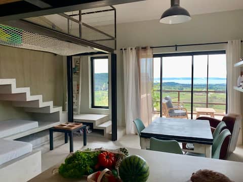 Village house with view