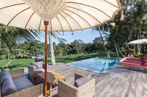 Cozy Villa with Amazing Rice Paddy View