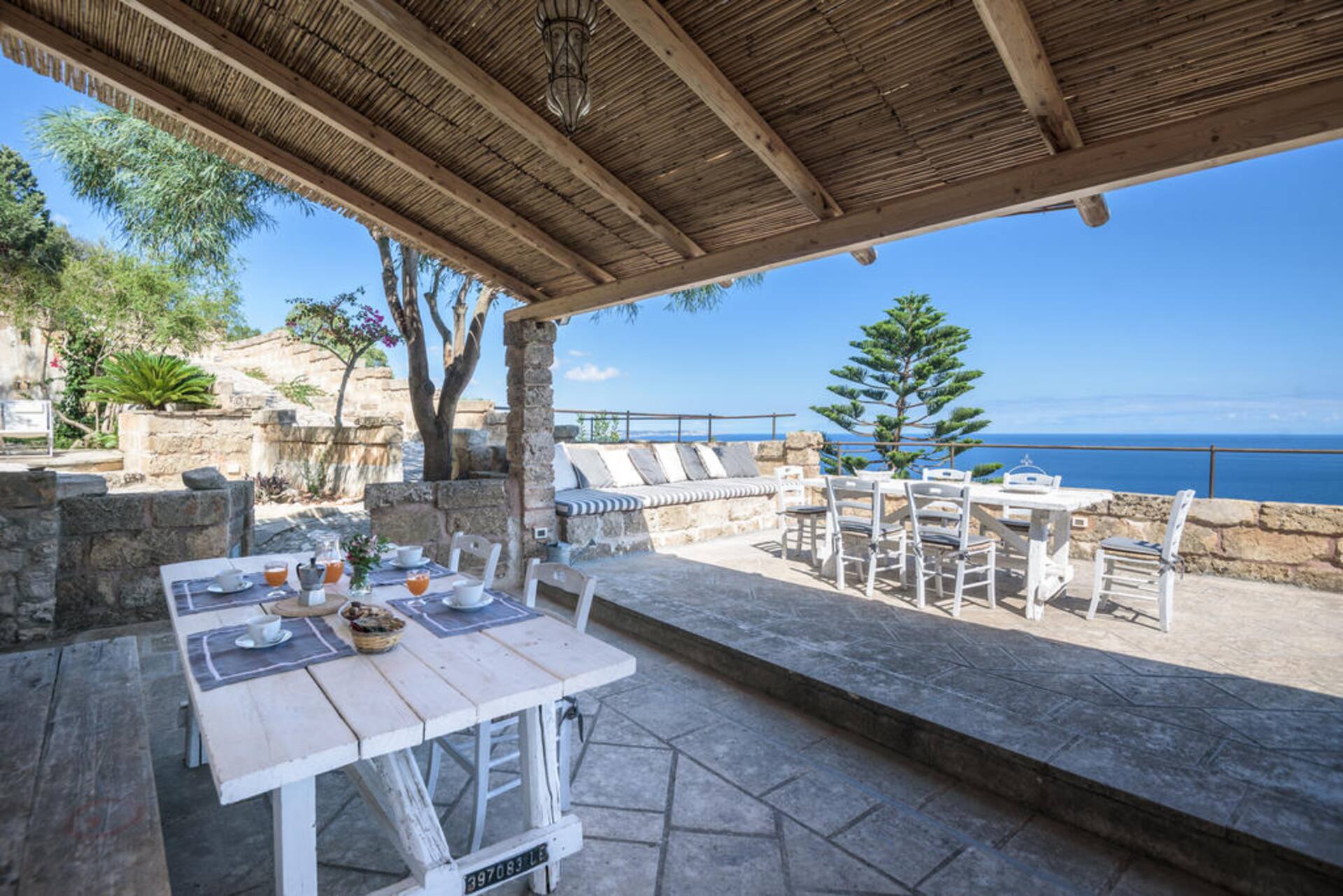 House with panoramic terrace overlooking the Salento sea