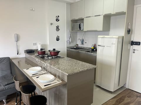 Amazing Apartamento com Vaga, Air Cond. and Wi-Fi