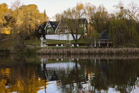 Lux Lake Retreat w Hot Tub & Private Water Access