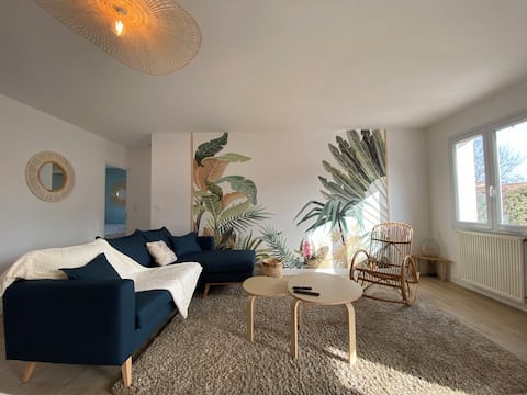 Successful Airbnb property: 3 bedroom Garden house near Golf Pornic in Pornic