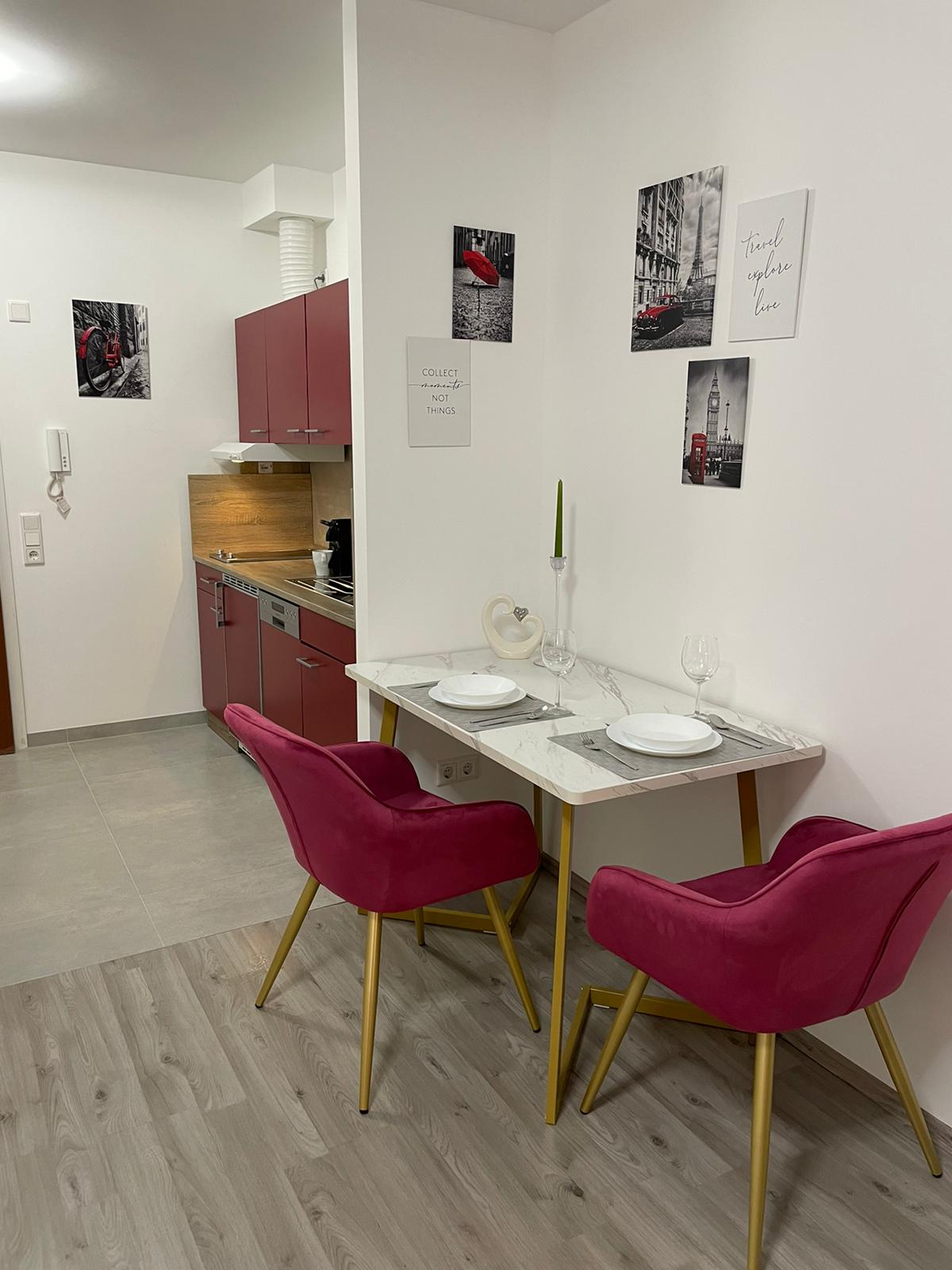 modern city apartment at the central station