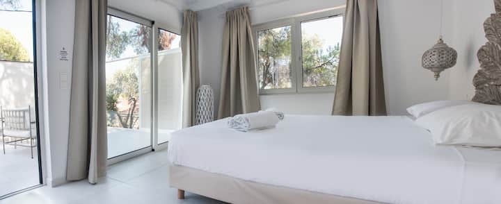 Pishinë bungalow Villa Arios Skiathos