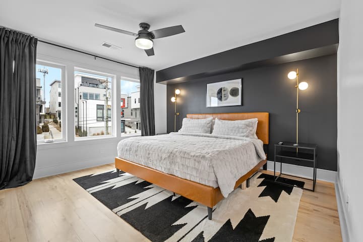 Bedroom in unit B