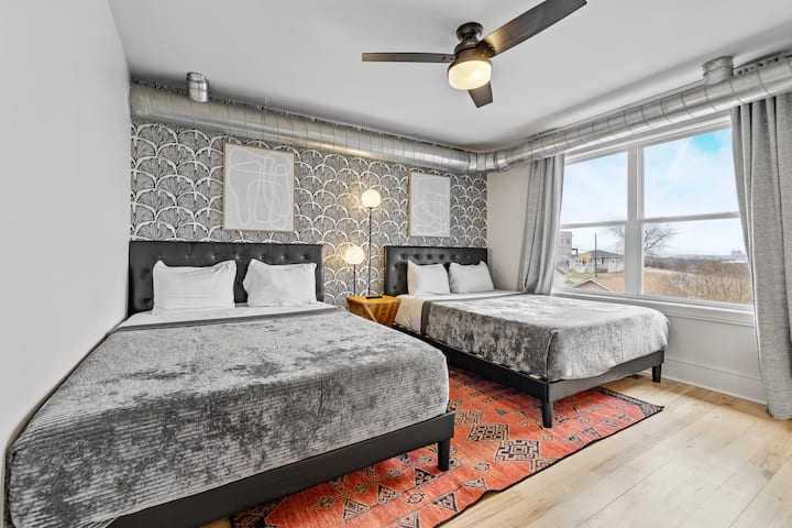 Bedroom in unit B