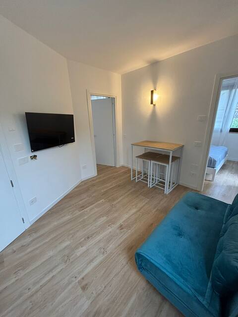 Bright two-room apartment on the sea