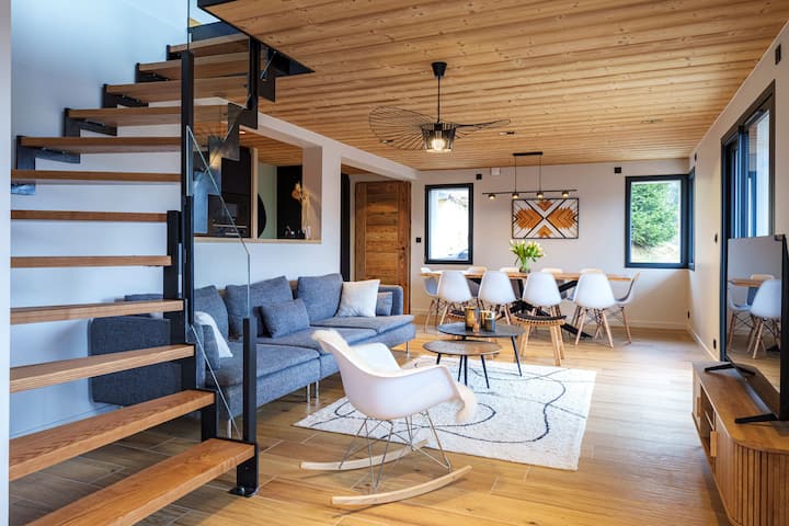 Chalet Alpea - Vue Extraordinaire Sur Les Alpes - Monthey