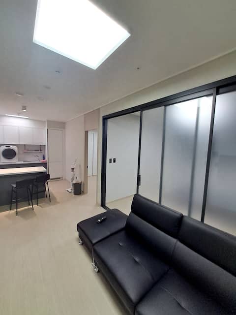 Large penthouse accommodation for 4-6 people, 1 minute from Gimpo International Airport
