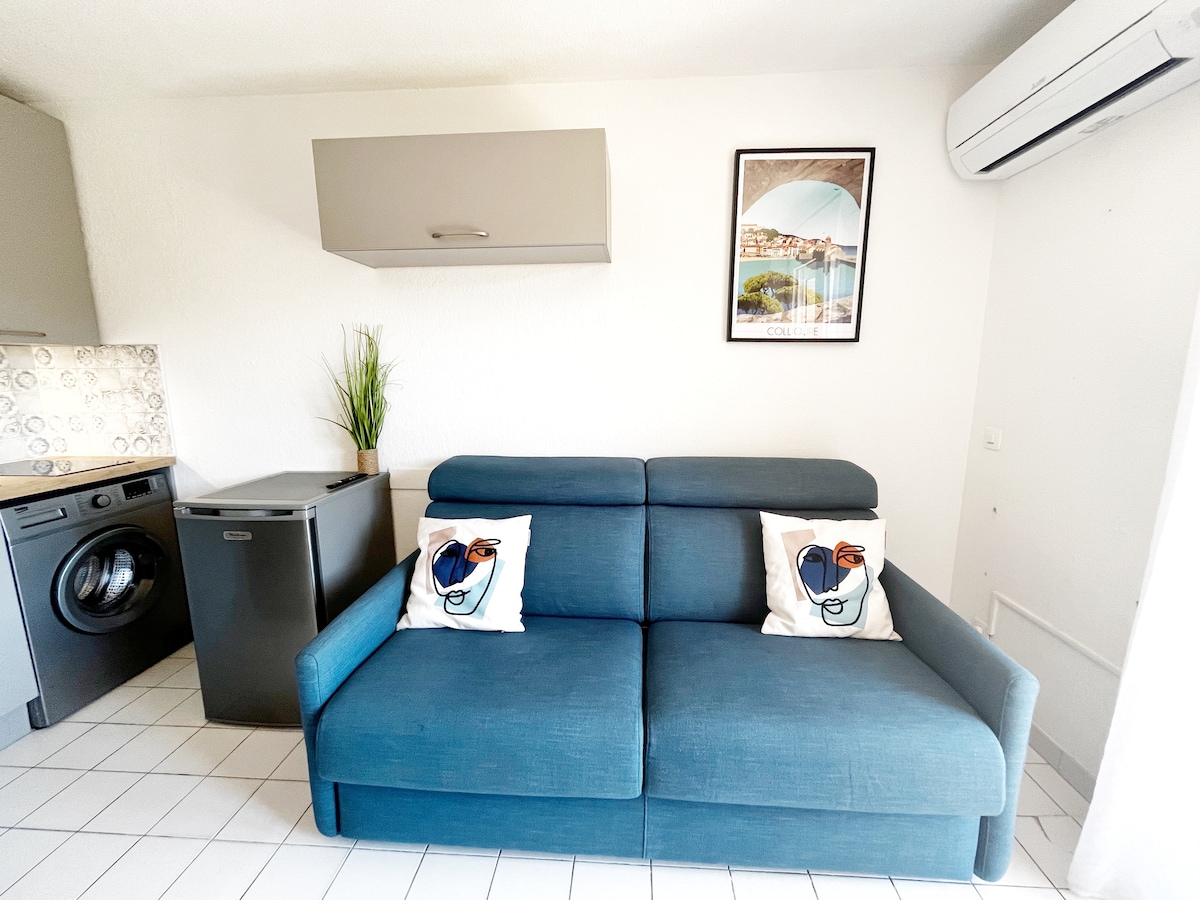 Top performing Airbnb: Bikini - T2 on Crique Intimiste in Collioure