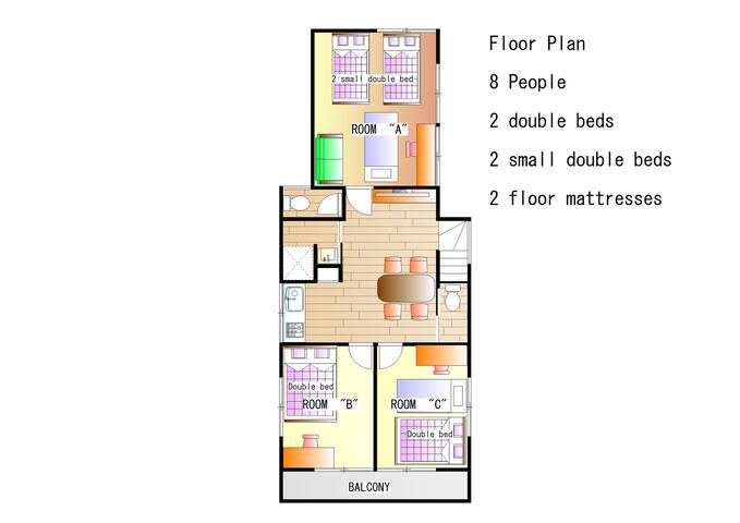 3 Bedroom+2 toilets Bamboo House gallery image 3
