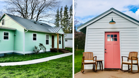 Country home + Tiny house! Sleeps 9 all together!