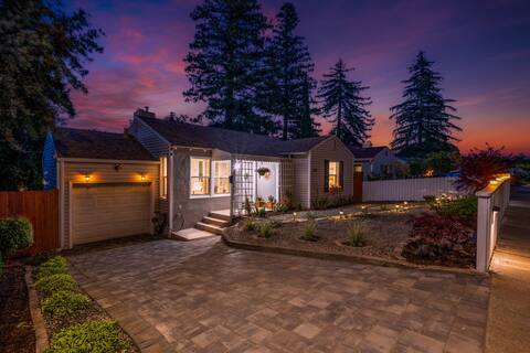 SF/ Napa Hot tub fireplace BBQ pet friendly
