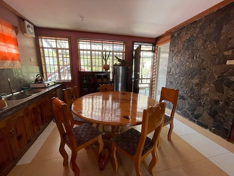 House with Starlink WiFi and Bonfire