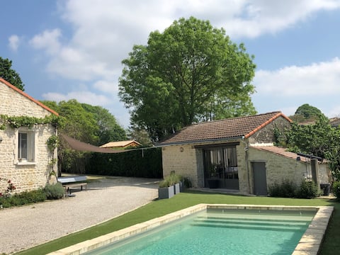 Heated pool family home