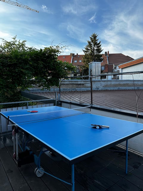 Loft-style duplex apartment with large terrace