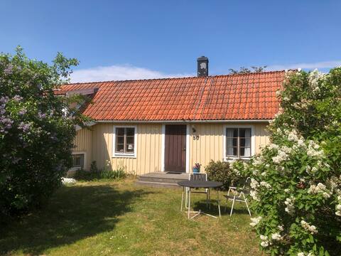 Summer house with small garden on the coast