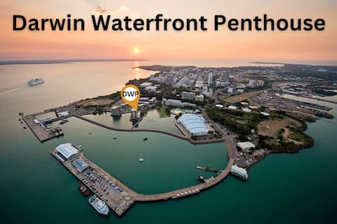 Darwin Water Penthouse -Top Floor 3 King Bed VIEWS