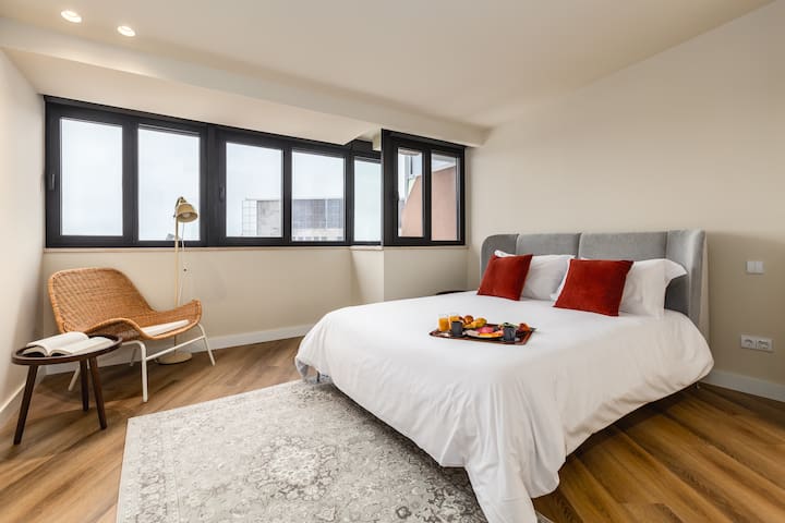 Apartamento céntrico con terraza en Oporto