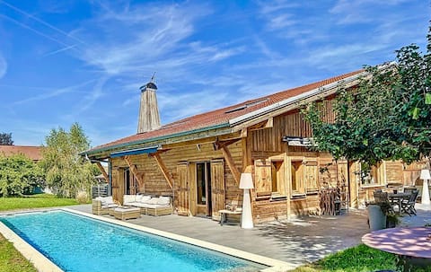 Maison de standing avec piscine 15 metres