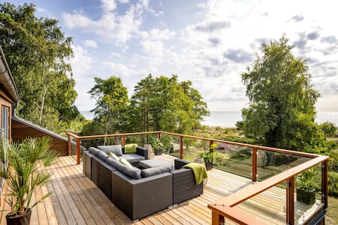 Beach villa at Borrby beach.