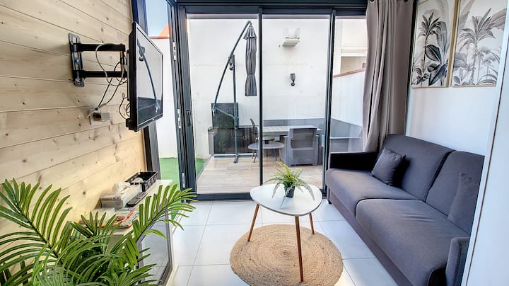 Appart T3 Mer à Pied Et Terrasse Ensoleillée - Pyrénées-Orientales