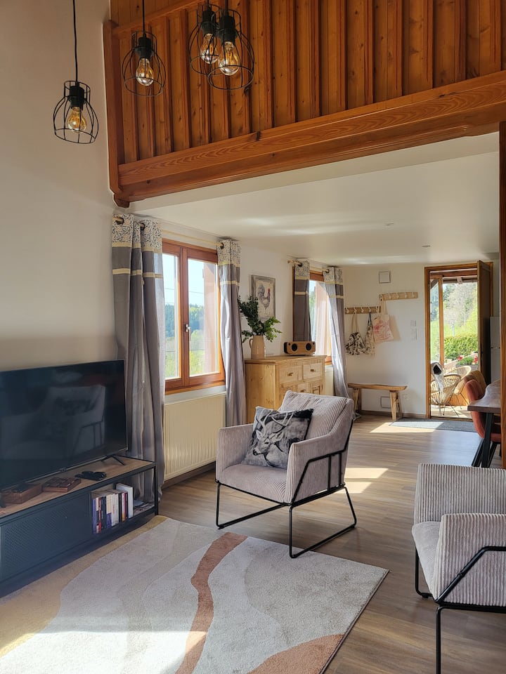 Evasion, Chalet à Fraize Vosges Vue Imprenable - Sainte-Marguerite