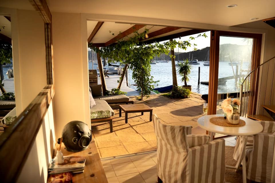 A romantic boathouse on Pittwater, Clareville, New South Wales, Australia, photo 7 of 10