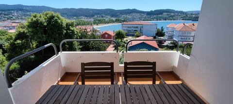 Cedeira house with sea view, pool and terrain