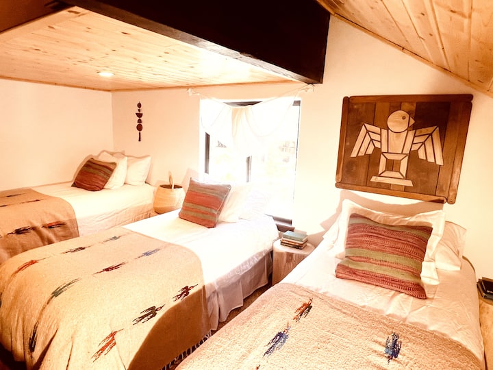 الطراز الصيفي في المسكن المكون من طابقين...