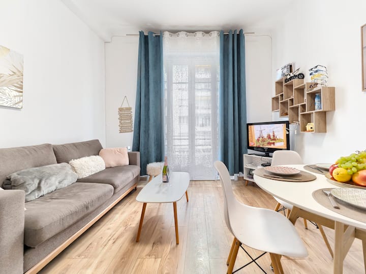 *Centre Ville*superbe Appart Climatisé *Cosy*wifi* - Nice