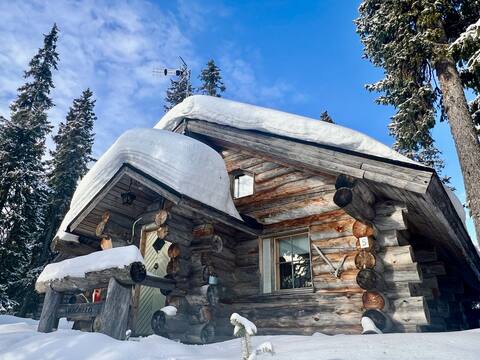 Magical Lapland Log Chalet Cabin Ukkokelo Luosto