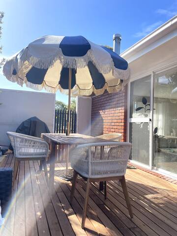 Bayside retreat 4 mins to beach