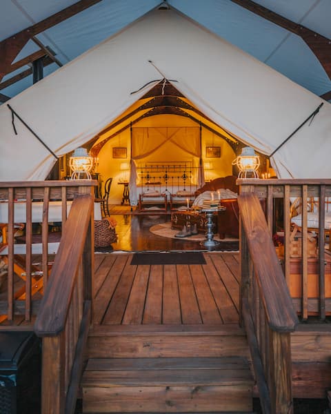 Winter Camping at Highwood Retreat: The East Camp