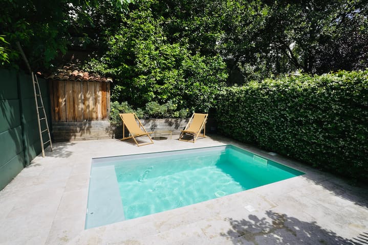 Charmante échoppe avec piscine