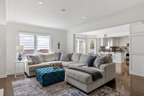 Modern 4BR Retreat w/ Premium Comforts & Parking