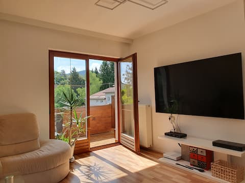 Successful Airbnb property: Apartment with lake access & pool & garden in Sankt Kanzian Am Klopeiner See