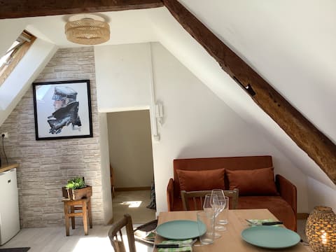 Annonce Airbnb populaire: A roof over the Port of Croisic à Le Croisic
