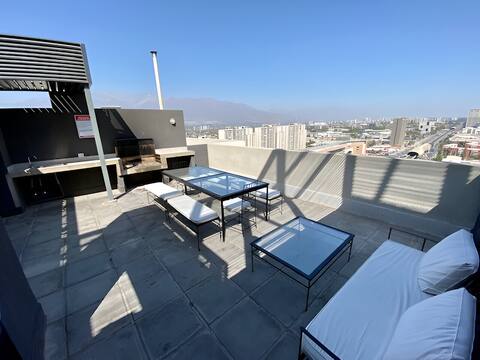 Spectacular location and view of Santiago