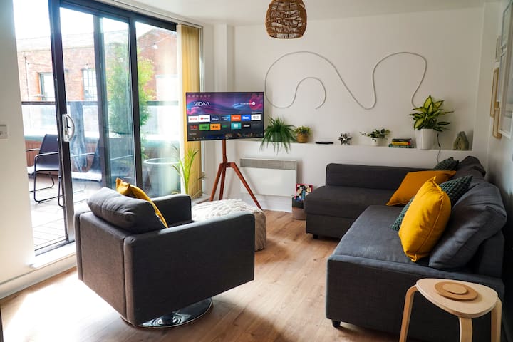 Modern Apartment in Ancoats, MCR