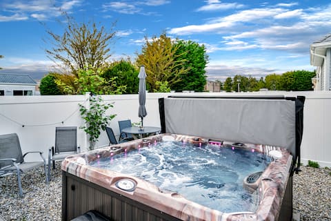 *PvtBeach*HotTub*Firepit*BeachPass*Pristine*Games