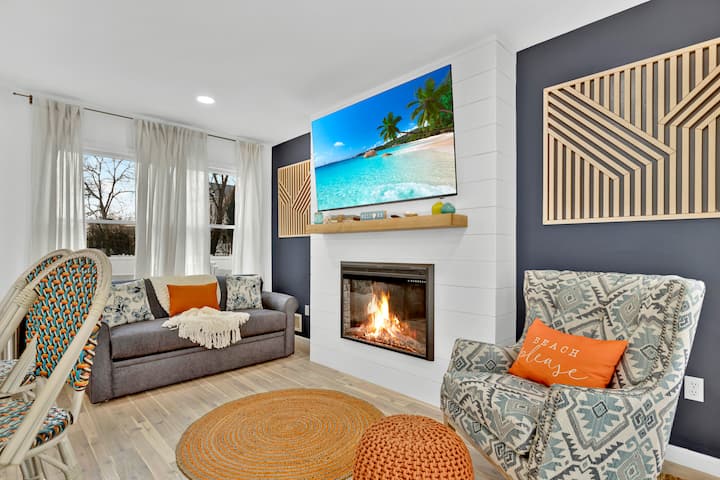 *PvtBeach*HotTub*Firepit*BeachPass*Pristine*Games