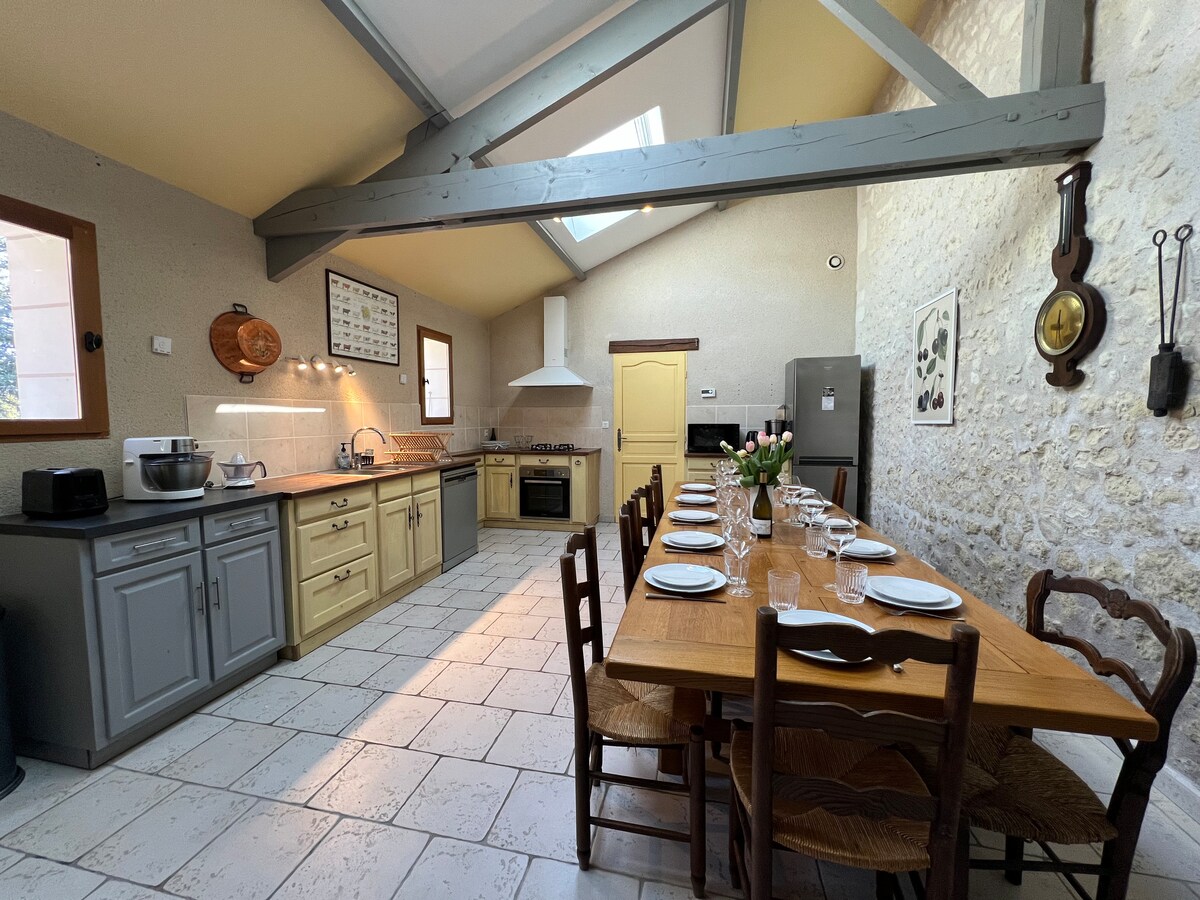 Cuisine équipée de la longère