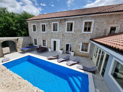 Stone house with private pool