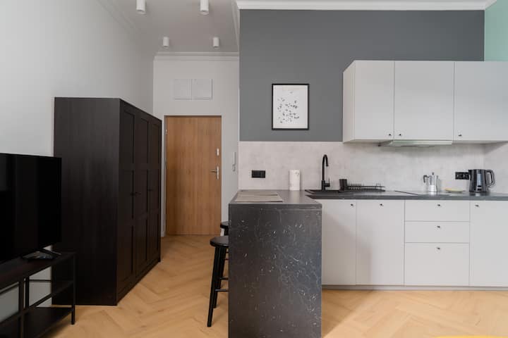 Citystay Rewolucji: Studio W Centrum ŁOdzi - Łódź