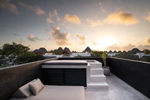 Popular Airbnb listing: Paradise Villa, 3 Pools, Rooftop, BBQ, Near Beach in Tulum