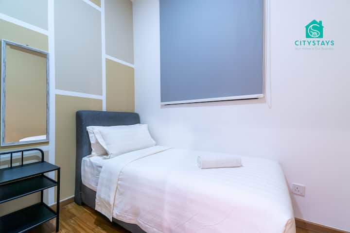 Single bed for 1 pax in third bedroom
