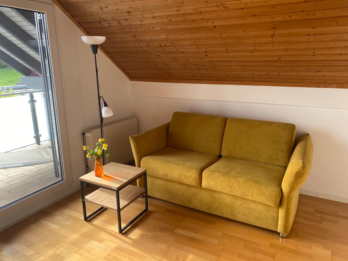 Popular Airbnb listing: Quiet attic apartment in Nastätten in Rhein Lahn Kreis